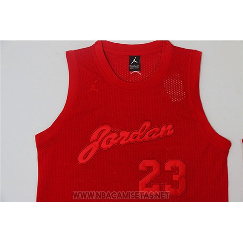 Camiseta Michael Jordan NO 23 Rojo